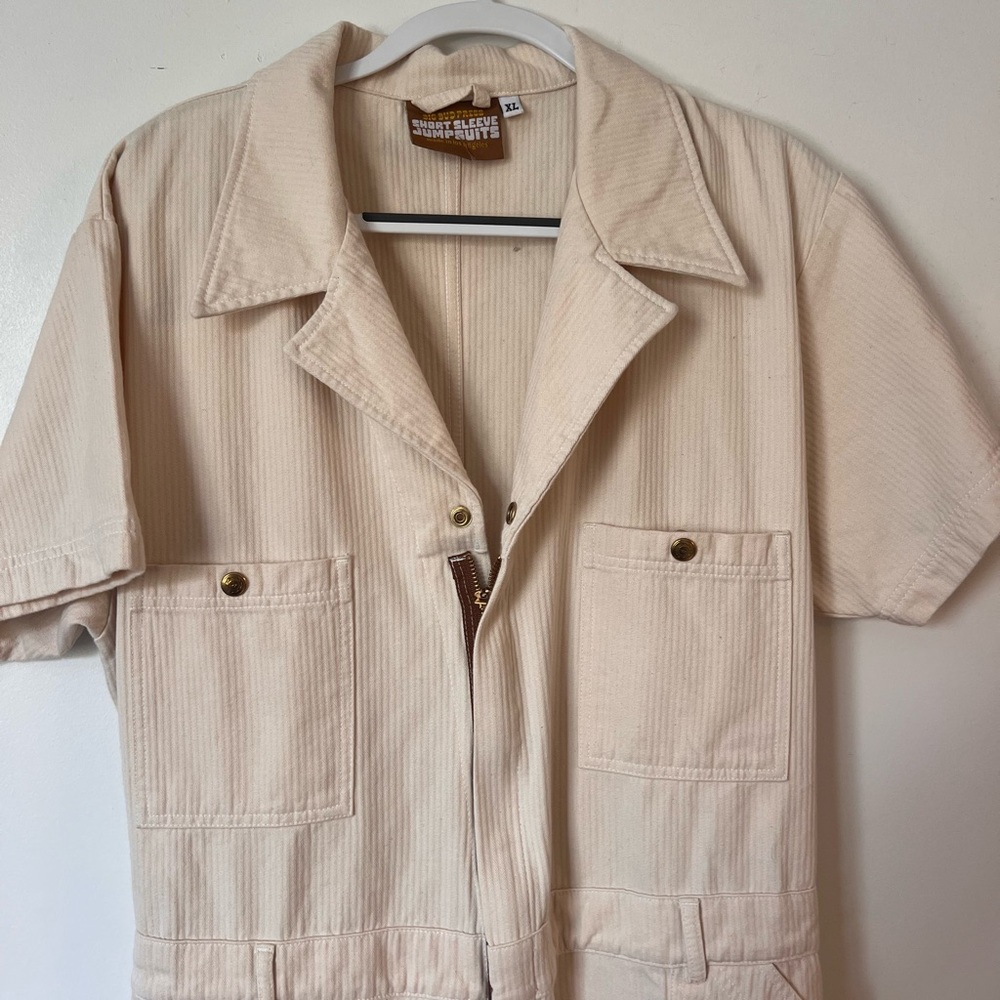 Big Bud Press Cream Jumpsuit